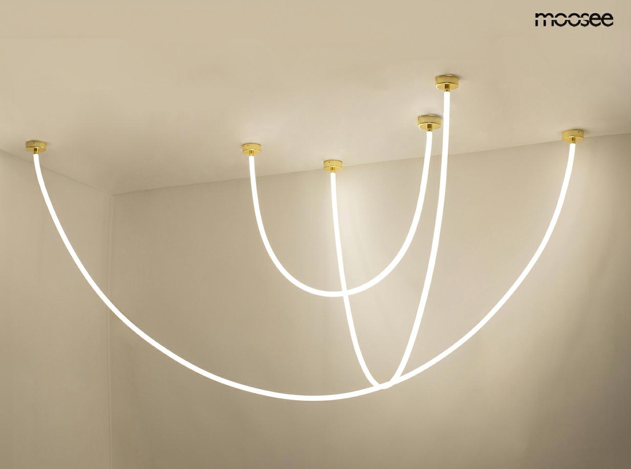 MOOSEE lampa wisząca LASSO 800 Smart złota - obrazek 9