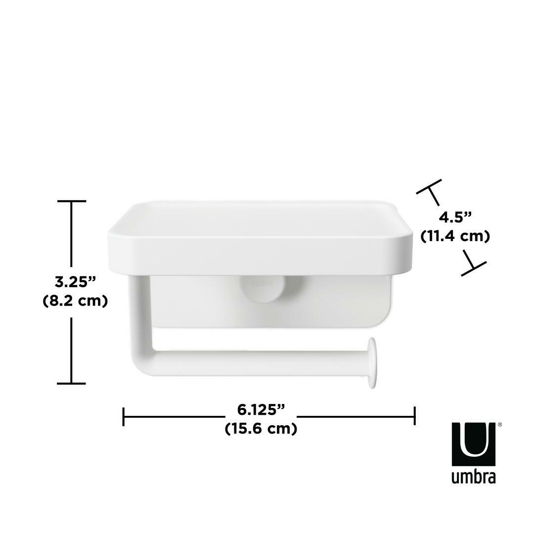 UMBRA uchwyt na papier toaletowy FLEX biały - obrazek 7