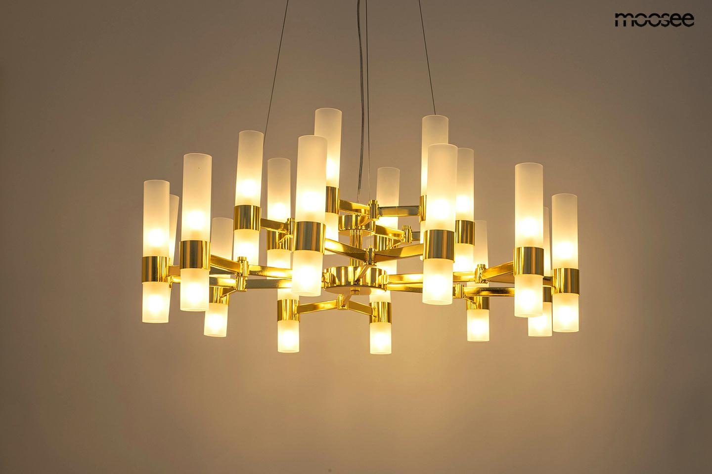 MOOSEE lampa wisząca TUBS 18 złota - obrazek 3