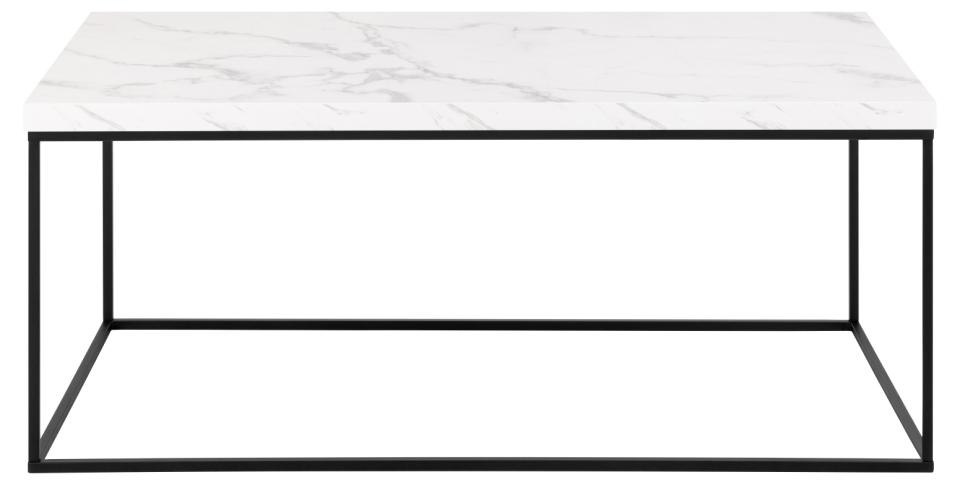 Stolik Barossa 110x55cm biały marmur - obrazek 3