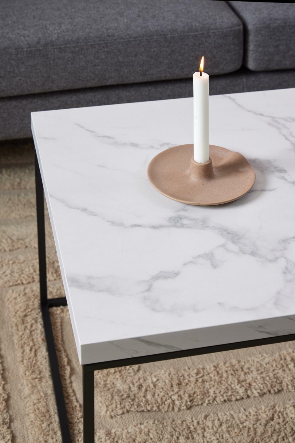 Stolik Barossa 110x55cm biały marmur - obrazek 6