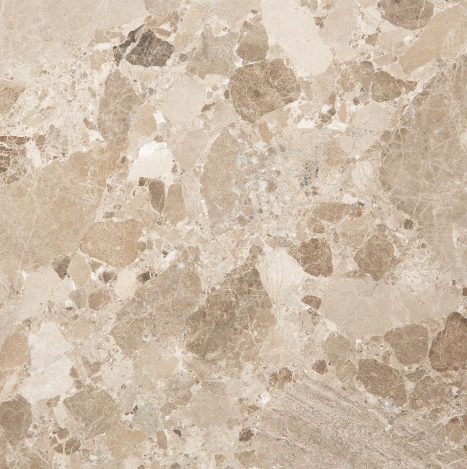 Stolik kawowy Vega okrągły beżowy - obrazek 3