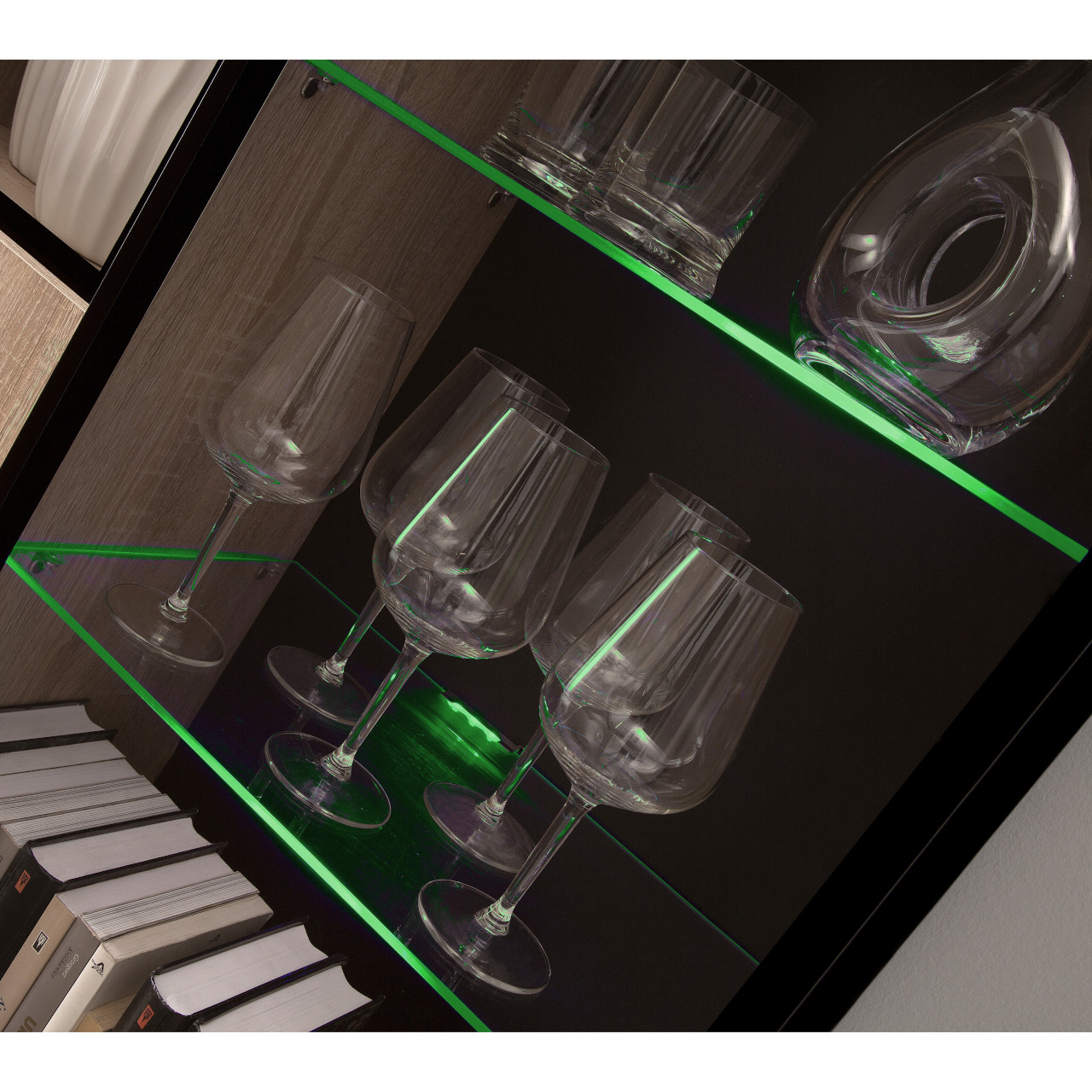 Oświetlenie LED na 5 półek zielone - obrazek 3