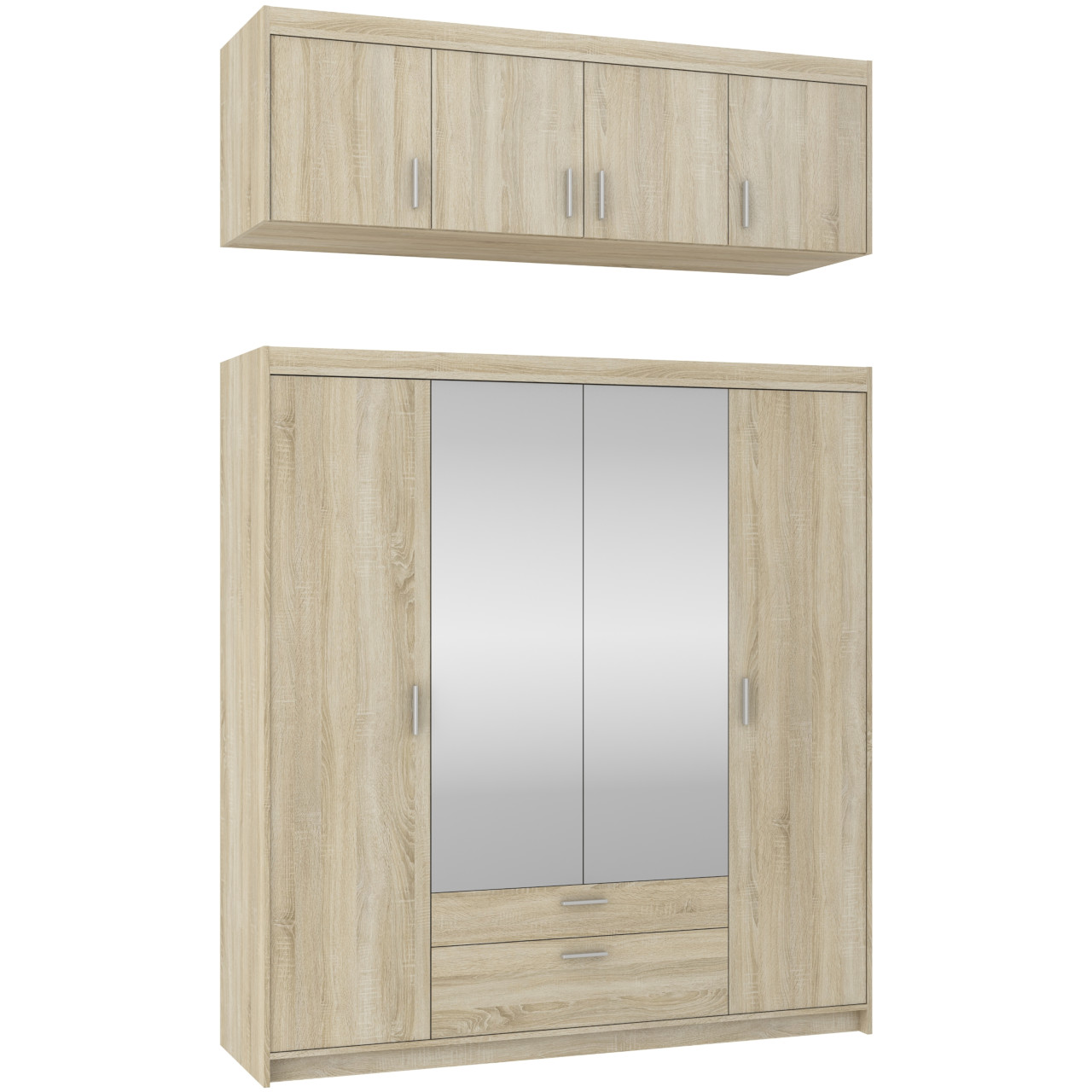 Nadstawka do szafy ELENI 4D dąb sonoma - obrazek 3