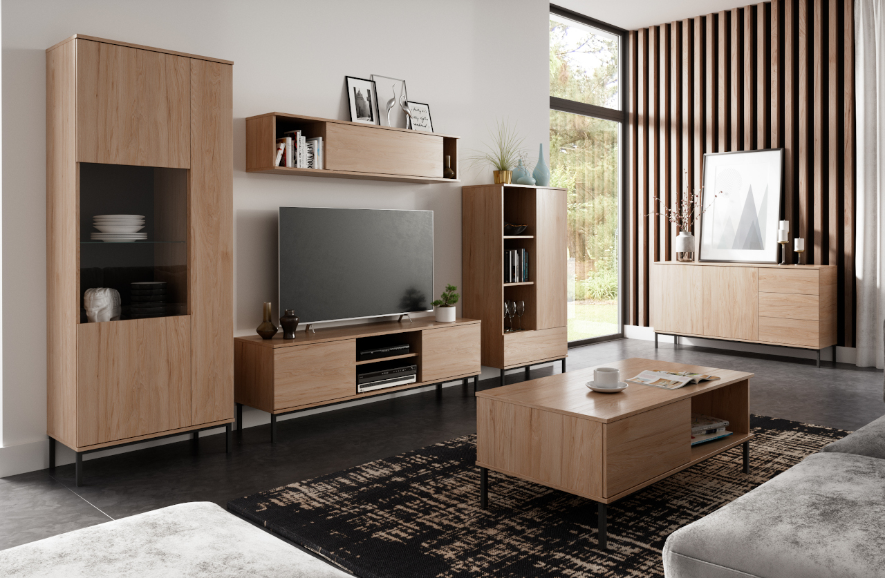 Szafka RTV QATAR QT04 hikora - obrazek 7