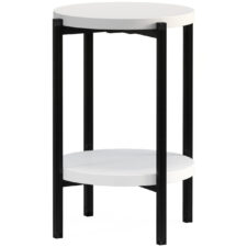 Stolik kawowy EPSILON D biały mat