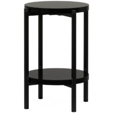 Stolik kawowy EPSILON D czarny połysk