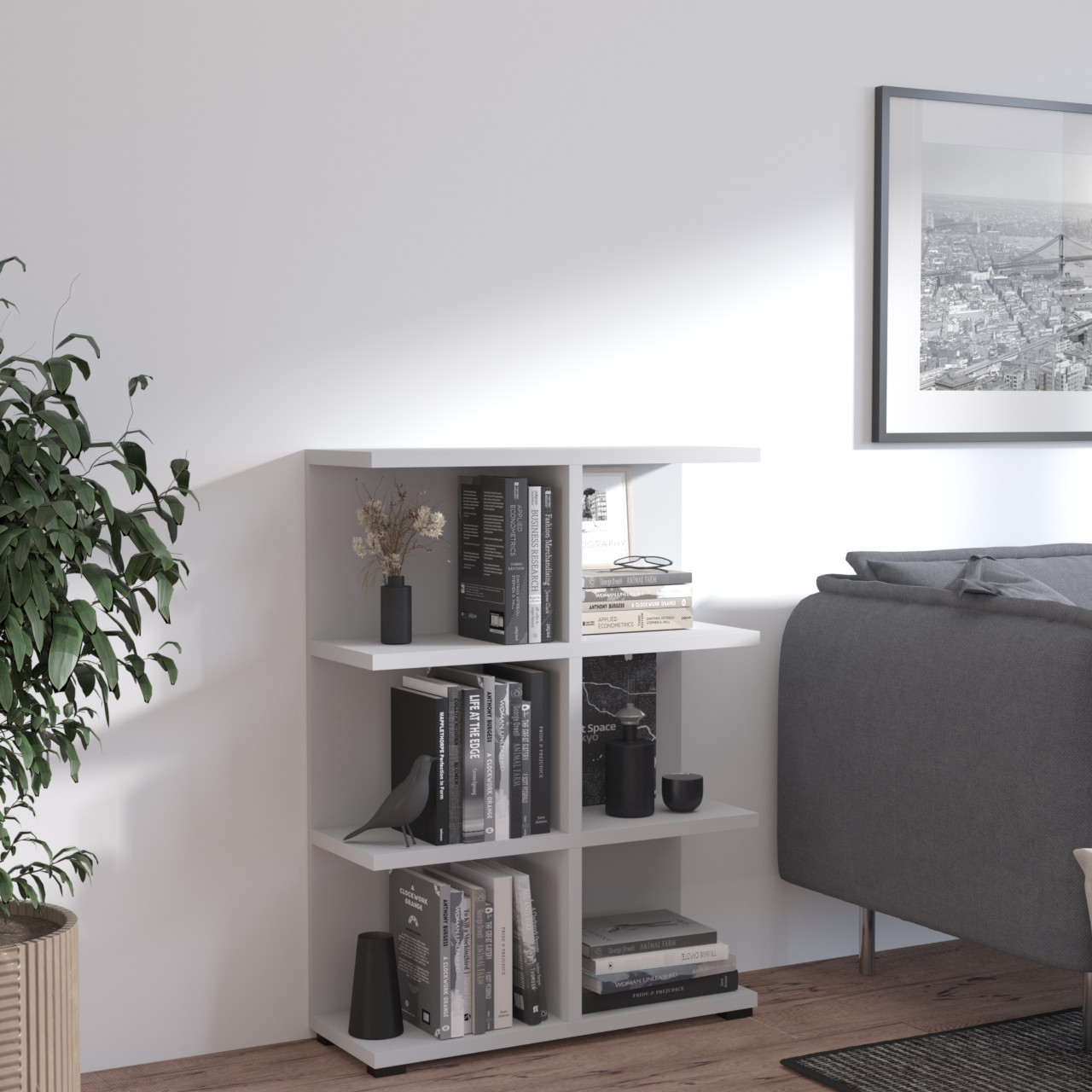 Regał ROME 06 jasny szary - obrazek 3