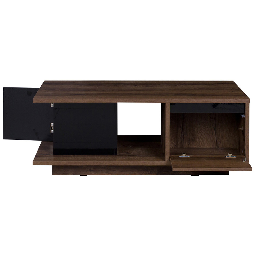 Stolik kawowy DENVI DV10 dąb monastery / czarny połysk - obrazek 3