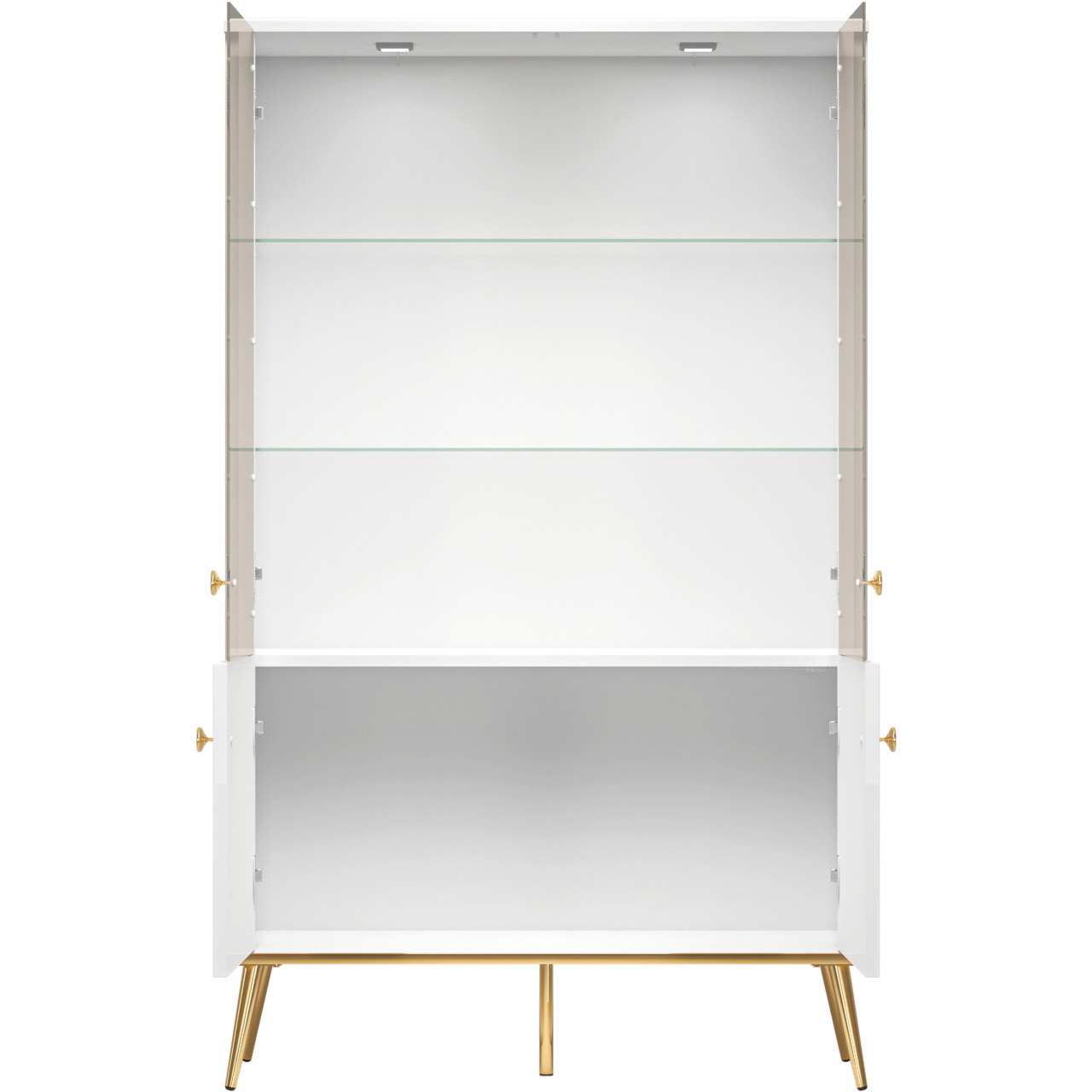 Witryna GOLDEN GL03 biały połysk - obrazek 3