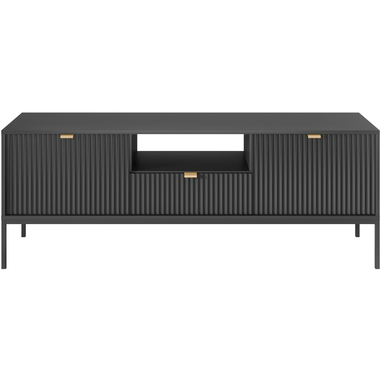 Szafka RTV MOVA 04 czarny - obrazek 3