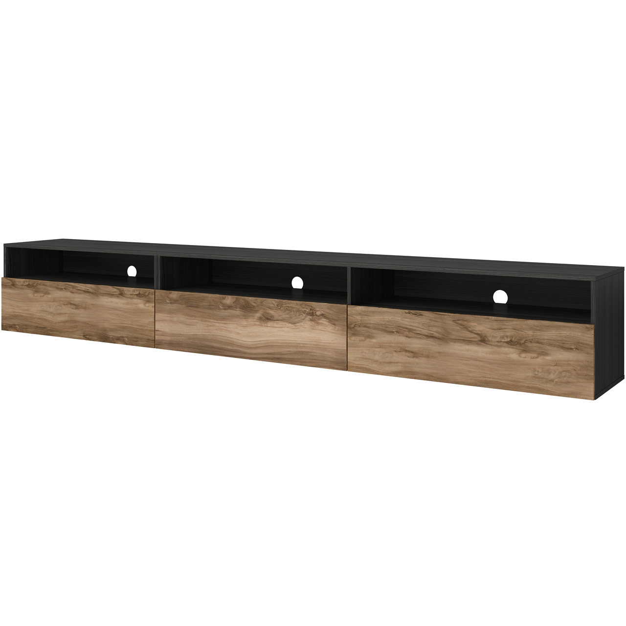 Komoda RTV BORA 40 touchwood / orzech sattin - obrazek 3