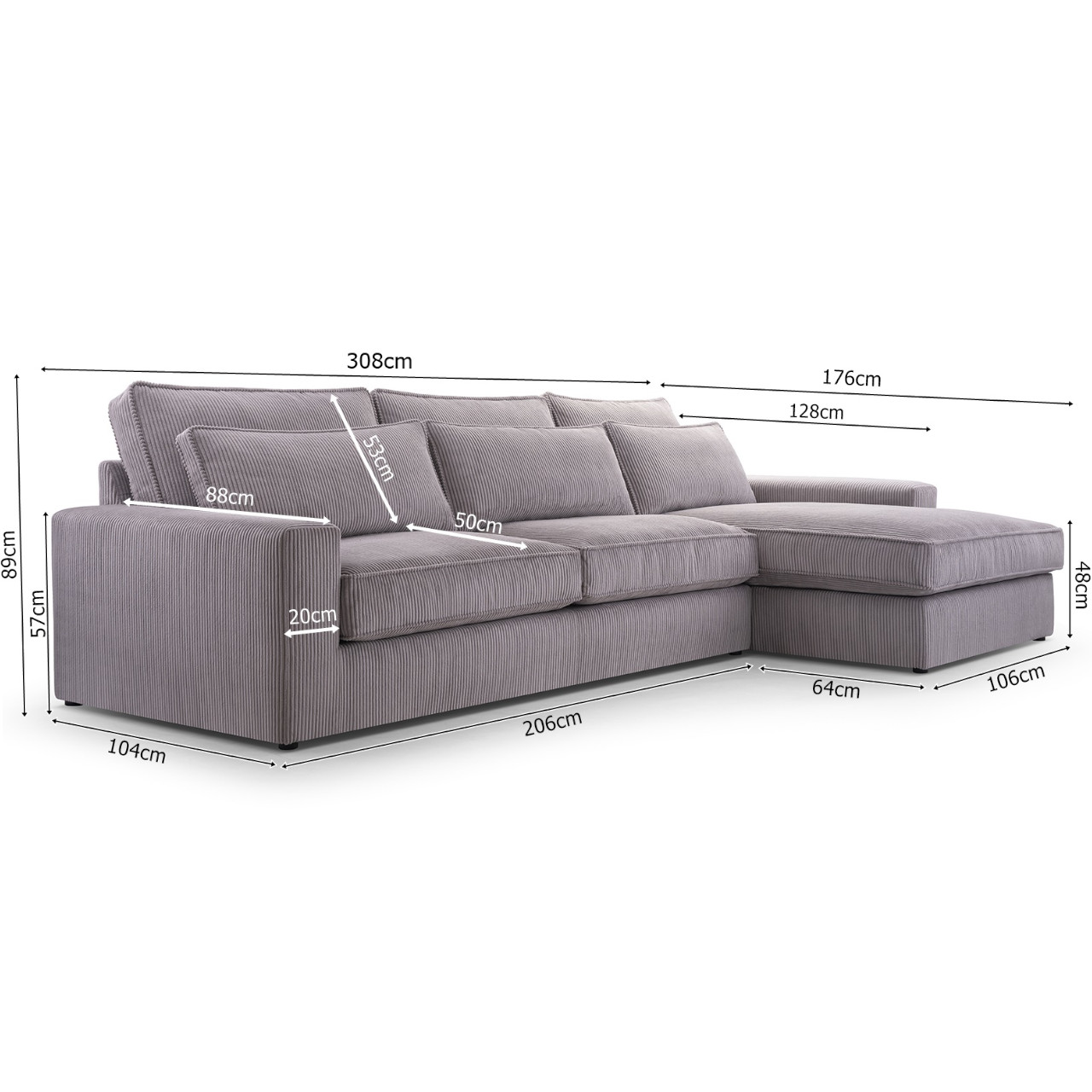 Narożnik ELLA lincoln 17 lewy - obrazek 7