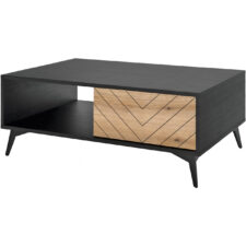 Ława MONDI 07 czarny / dąb evoke