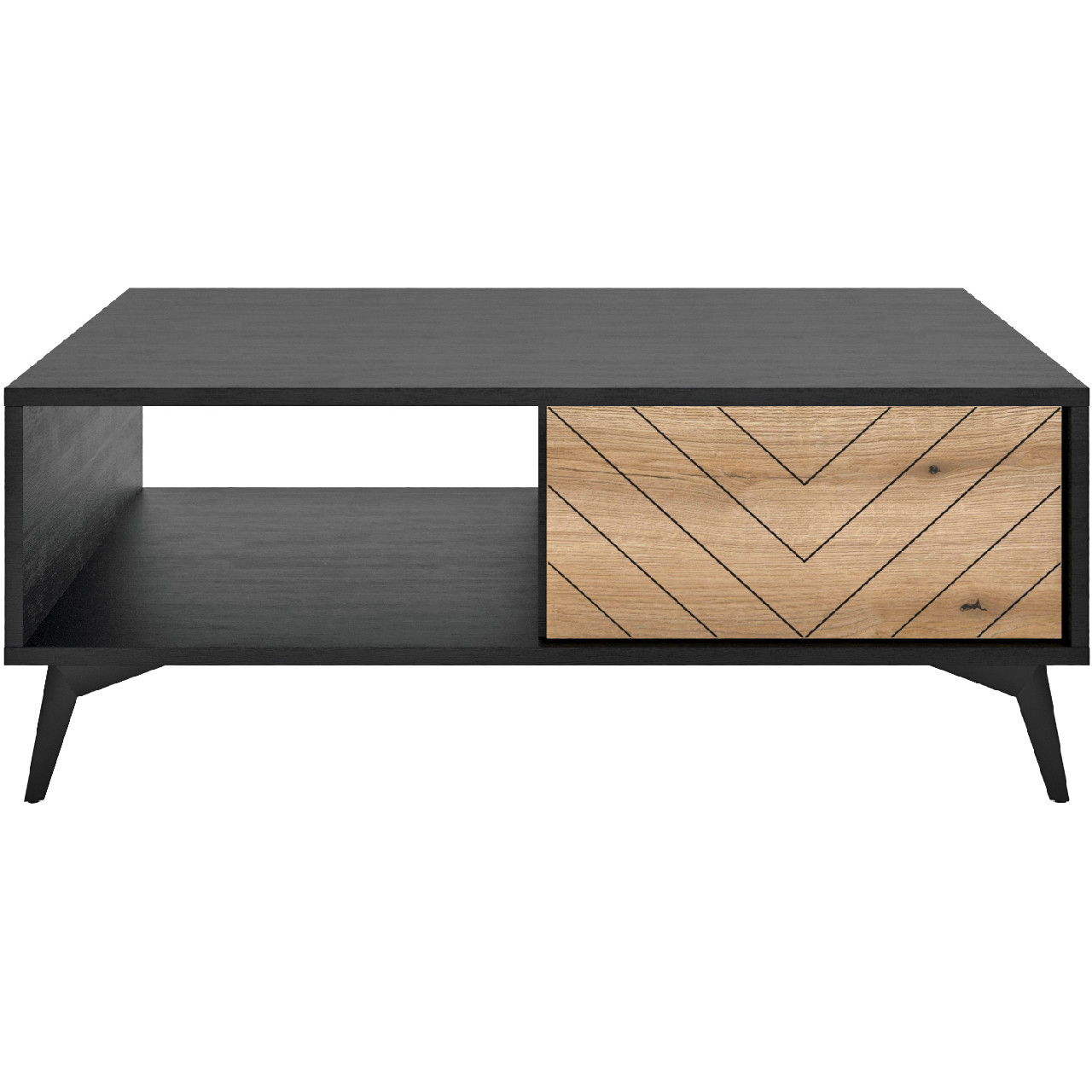 Ława MONDI 07 czarny / dąb evoke - obrazek 3