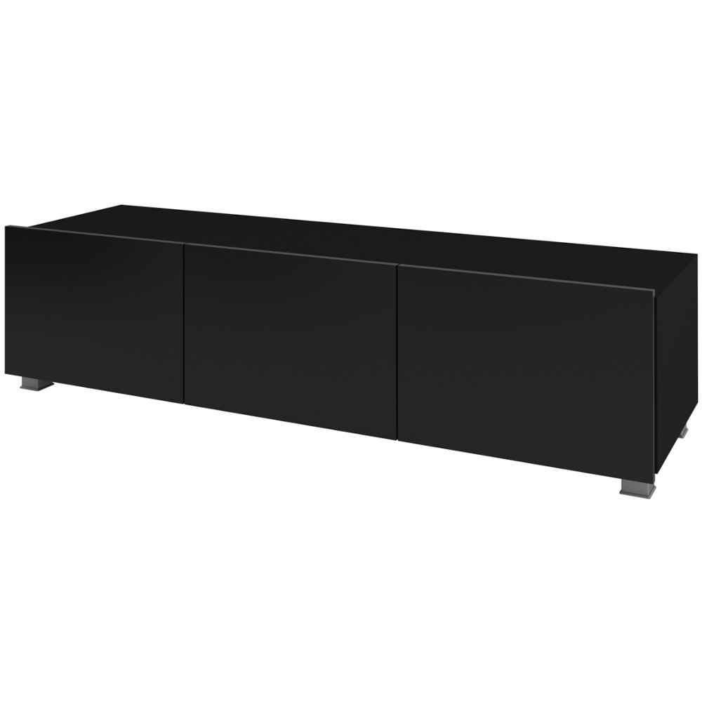 Meble do salonu CALABRIA 16 czarny / czarny połysk - obrazek 3