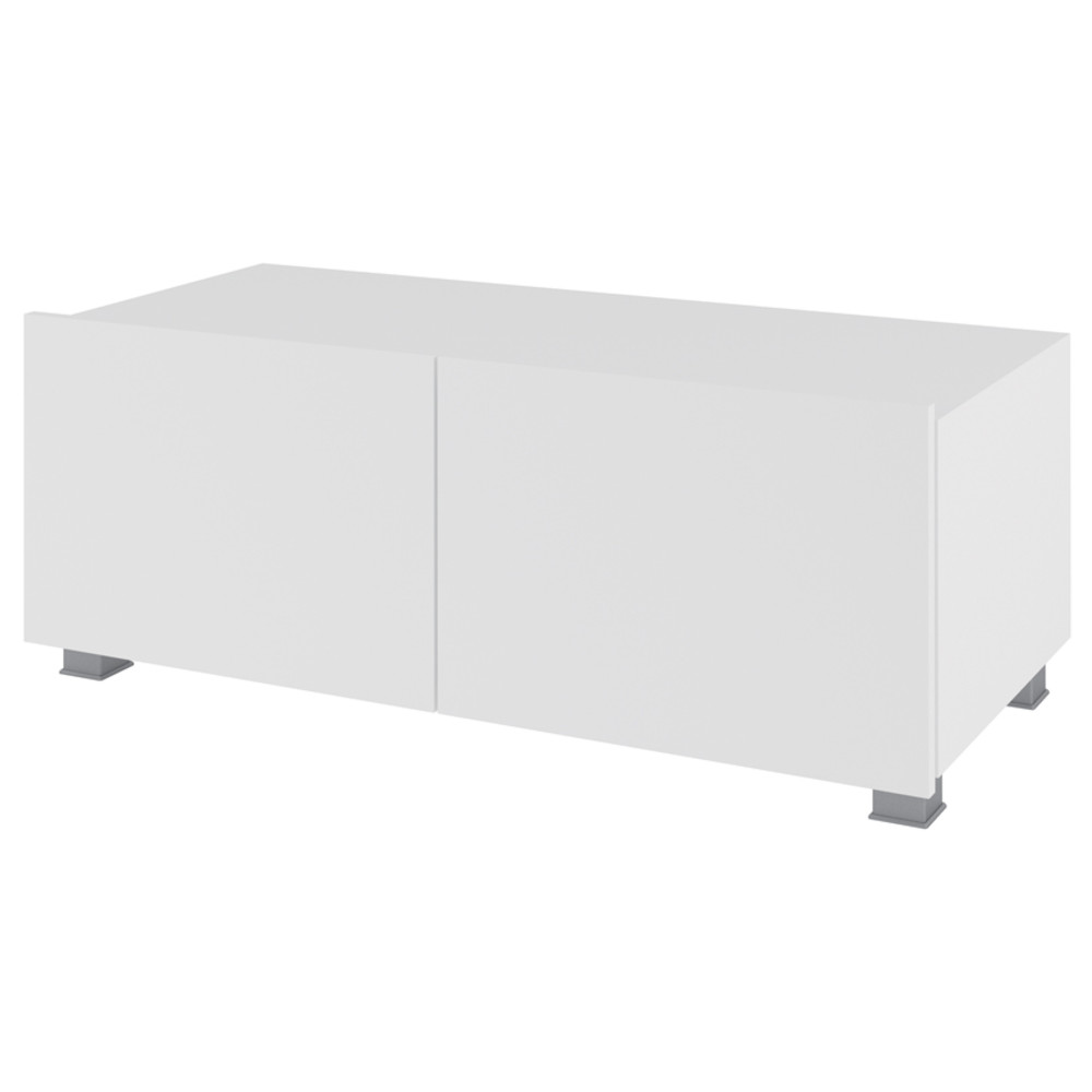 Meblościanka CALABRIA 25 biały / biały połysk - obrazek 5