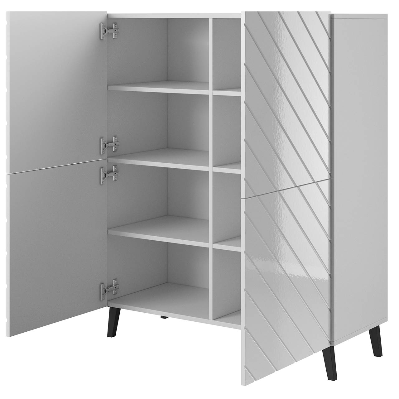 Regał BETO 100 biały - obrazek 3