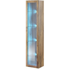 Wisząca witryna ze szkłem GOVI VG3F dąb wotan