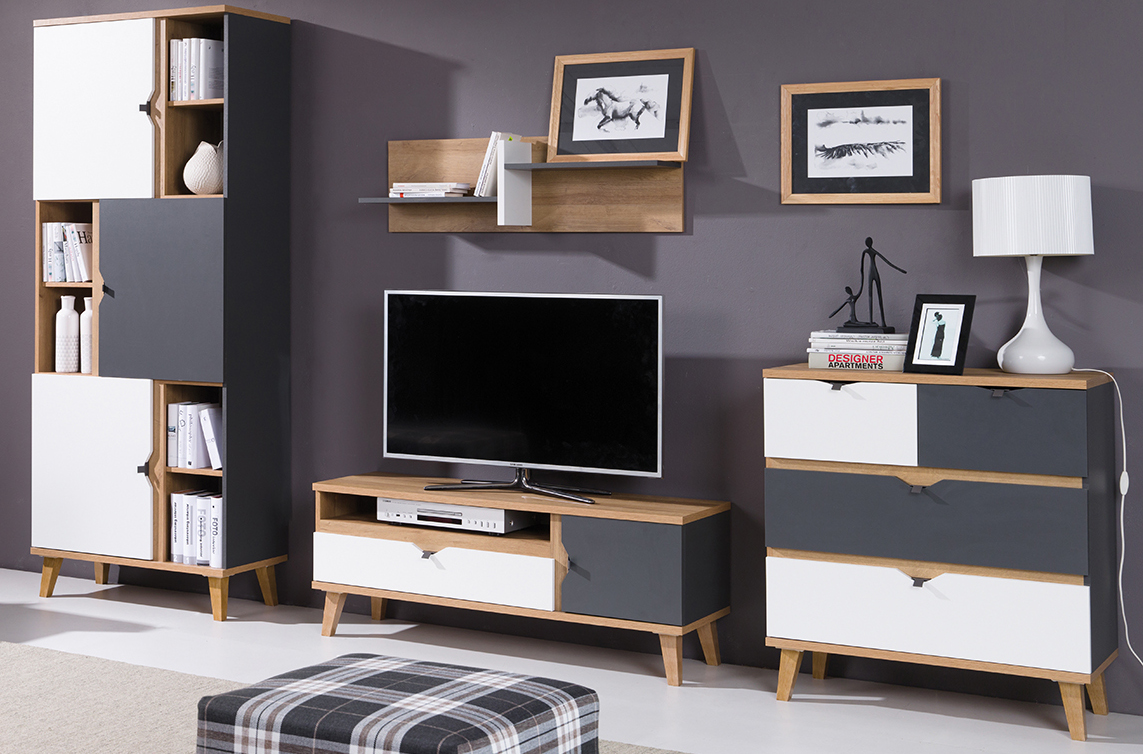 Łóżko 90x200 MAMONE ME10 dąb złoty - obrazek 4