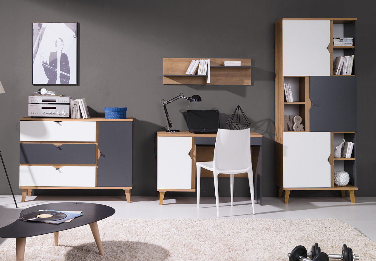 Łóżko 90x200 MAMONE ME10 dąb złoty - obrazek 5