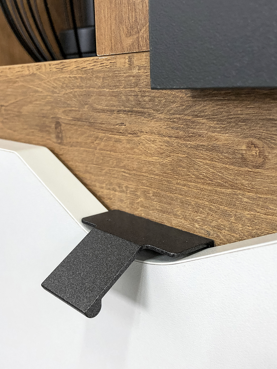 Regał MAMONE ME06 dąb złoty / biały / grafit - obrazek 7