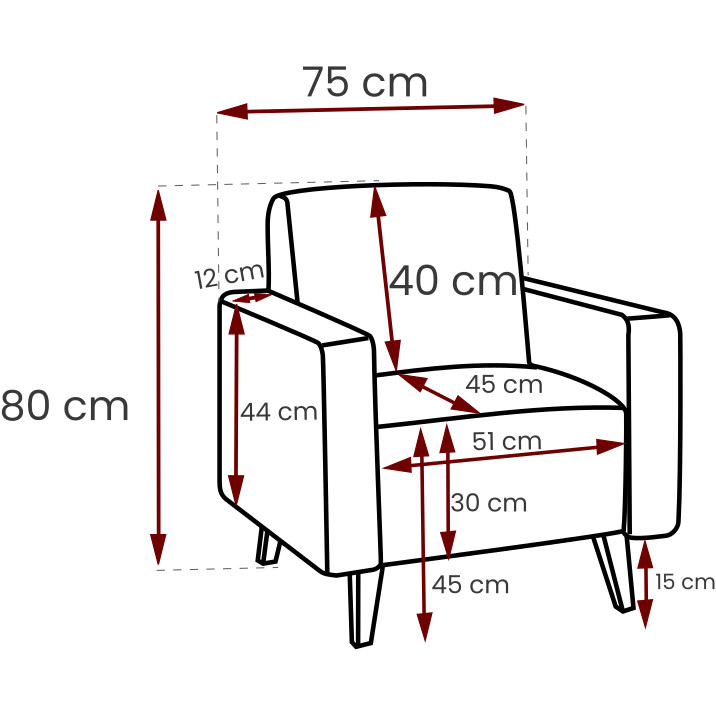 Fotel MAMONE gomez 12 + lobox 03 - obrazek 3