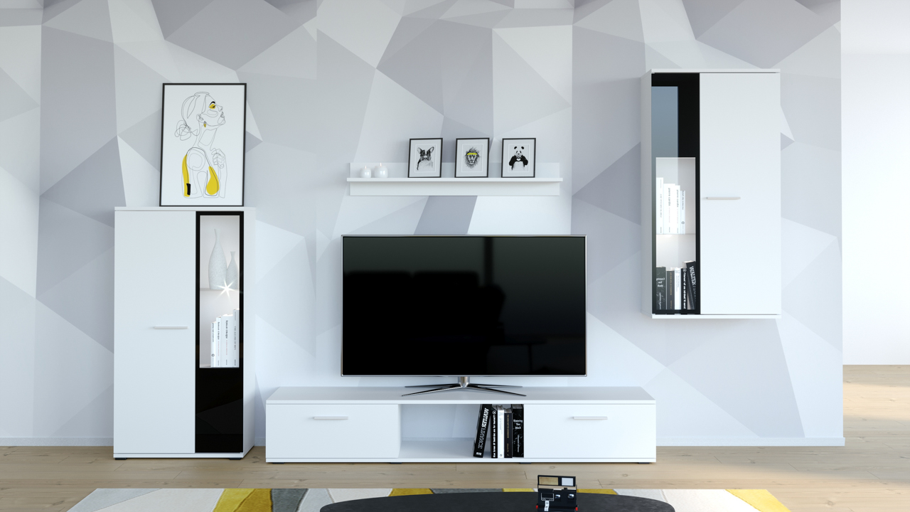 Meblościanka SALSA biały - obrazek 5