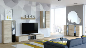 Meblościanka z komodą SALSA sonoma