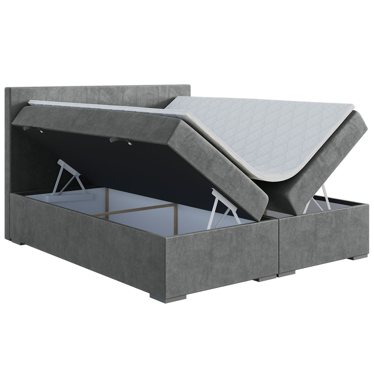 Łóżko kontynentalne LENI 160x200 magic velvet 2216 - obrazek 3