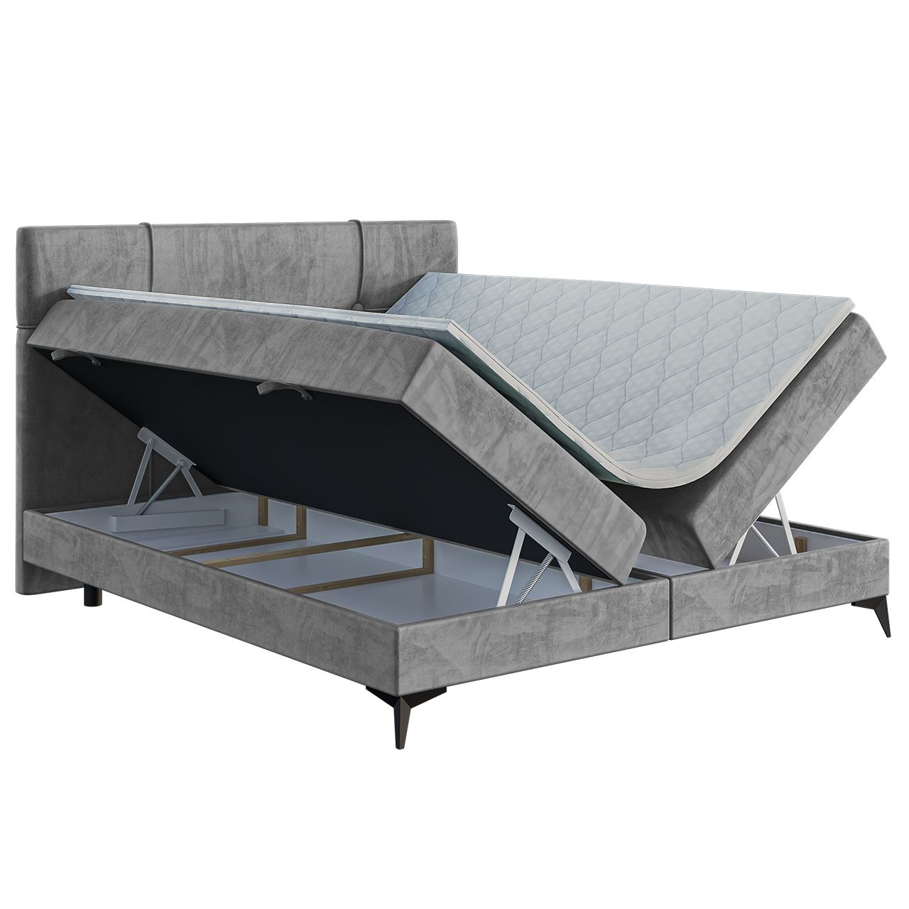 Łóżko kontynentalne NAIA 140x200 #personalizuj - obrazek 3