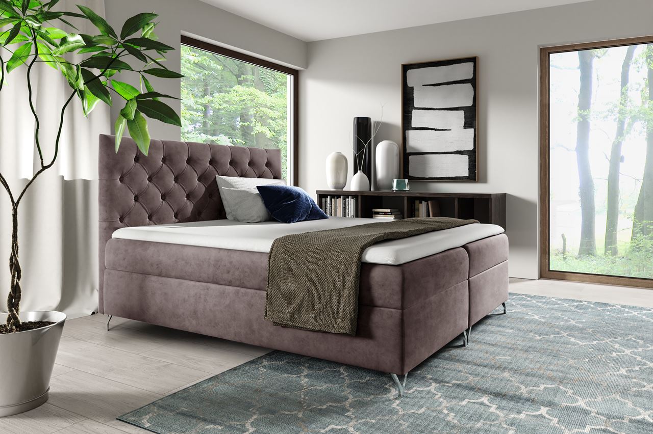 Łóżko kontynentalne JULIA 140x200 fresh 09