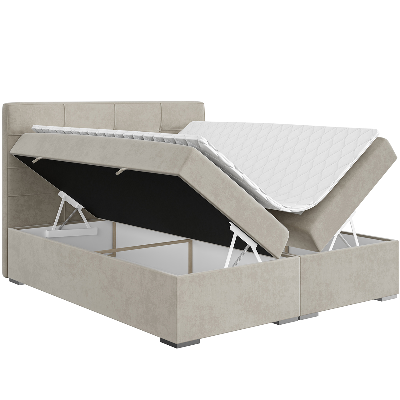 Łóżko kontynentalne LOFTI 180x200 #personalizuj - obrazek 3