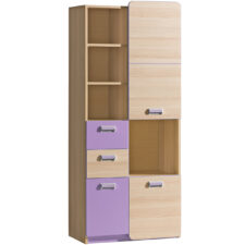 Regał LOREN LR7 jesion / fiolet