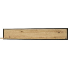 Półka KIRA 11 dąb artisan / czarny