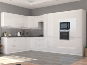 Szafka górna 80 LAURA 42 biały połysk