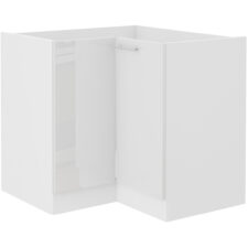 Szafka dolna narożna LAURA 13 biały połysk