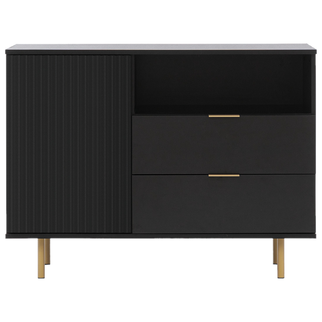 Komoda NUBI 01 czarny - obrazek 3