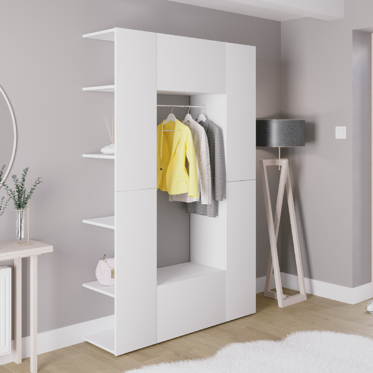 Garderoba CUBE biały - obrazek 3