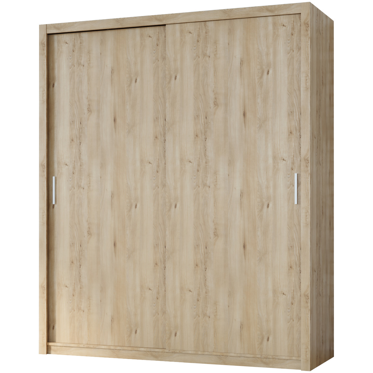 Szafa VISTA 180 cm dąb artisan – przestronna szafa przesuwna do nowoczesnych aranżacji wnętrz
