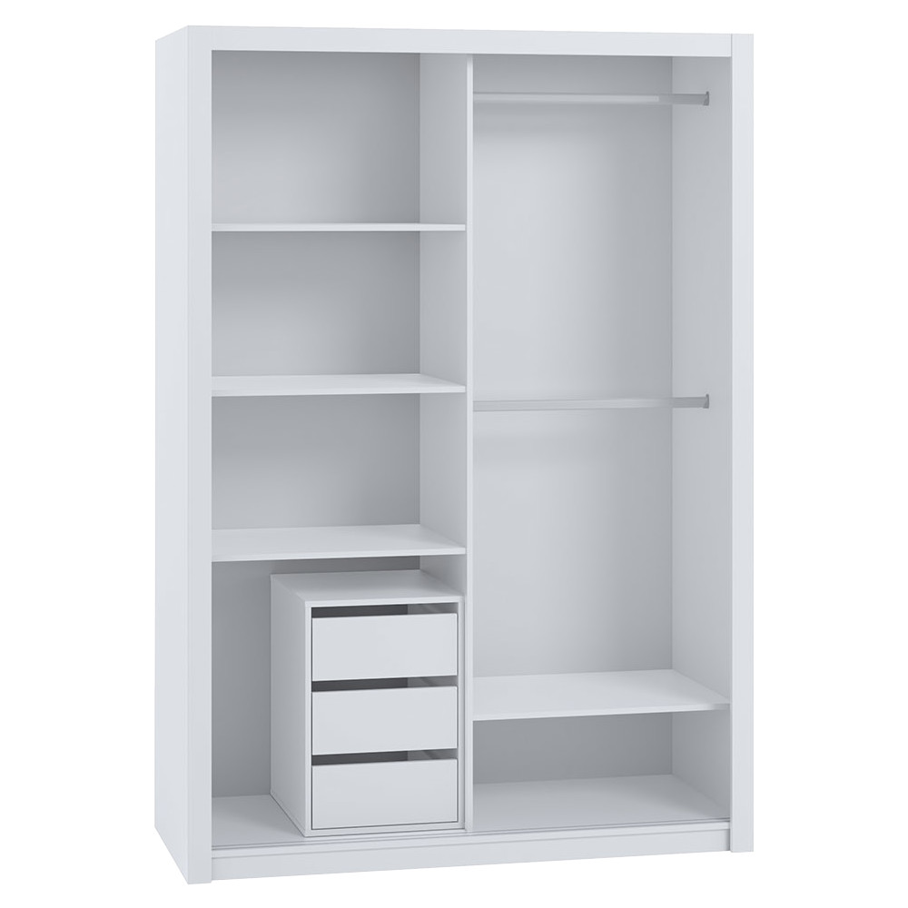 Szafa przesuwna VISTA 180 biały - obrazek 4