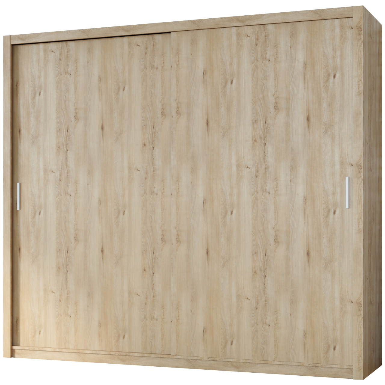 Szafa przesuwna VISTA 220 cm dąb artisan - Pojemna i stylowa garderoba do domu i apartamentu