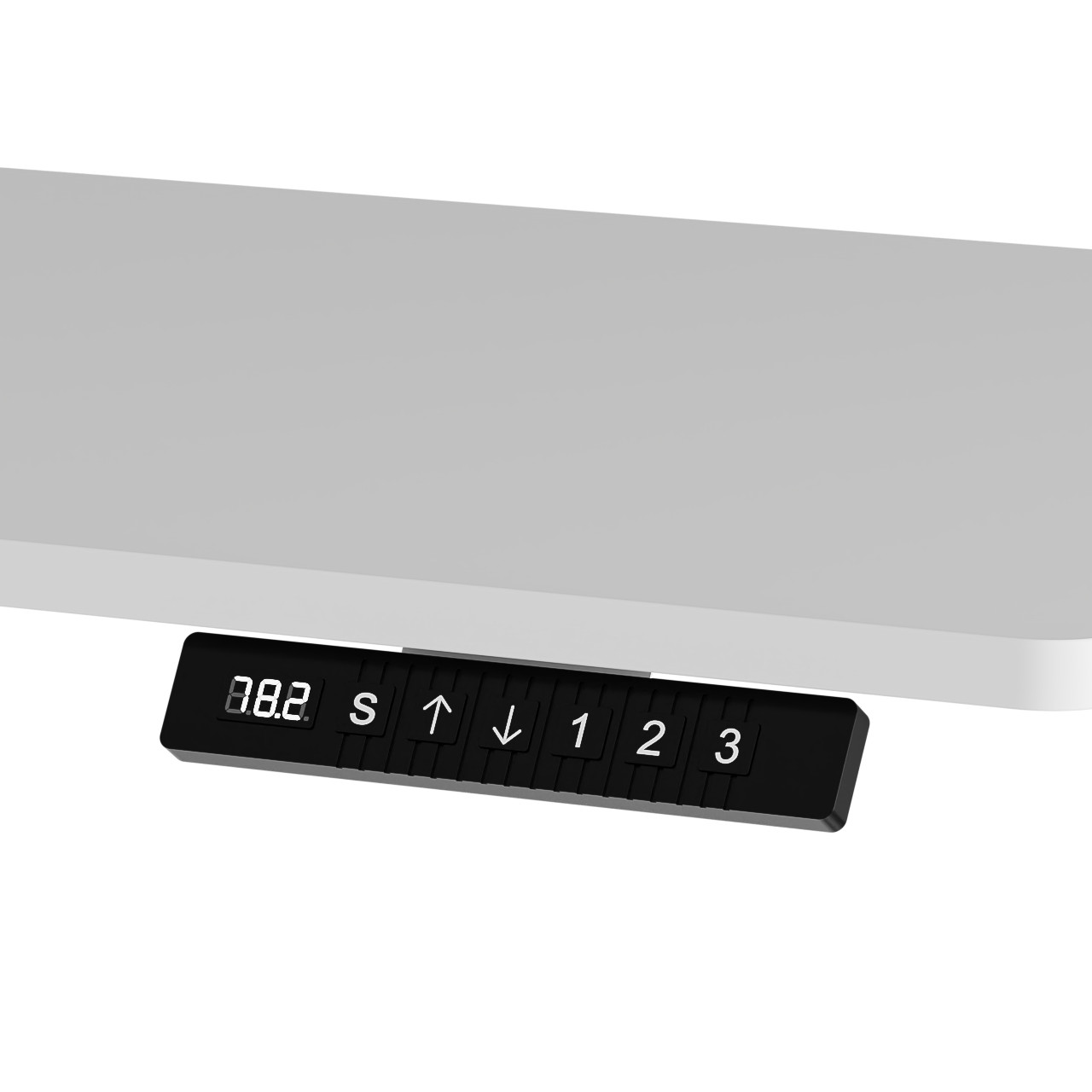 Biurko z regulacją wysokości MONE czarny / biały - obrazek 3