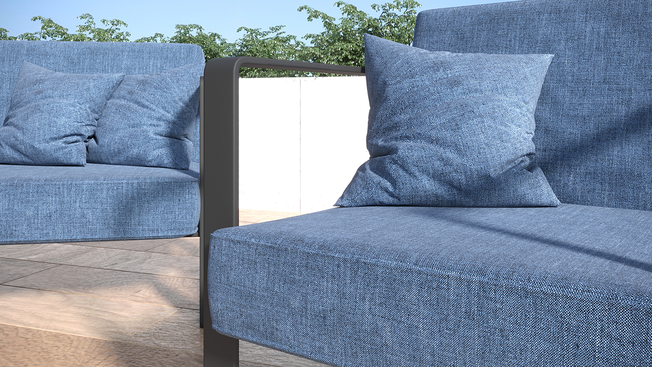 Zestaw mebli ogrodowych 1+3+1 GARDENO korsyka 7123 - obrazek 3