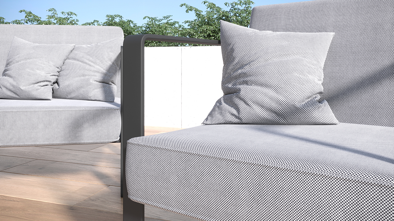 Zestaw mebli ogrodowych 1+3+1 GARDENO portoriko 7189 - obrazek 3