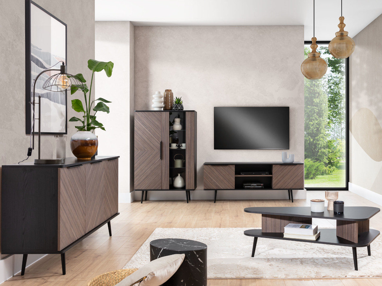 Regał PIMETTI 03 czarny grafit / captains deck - obrazek 7