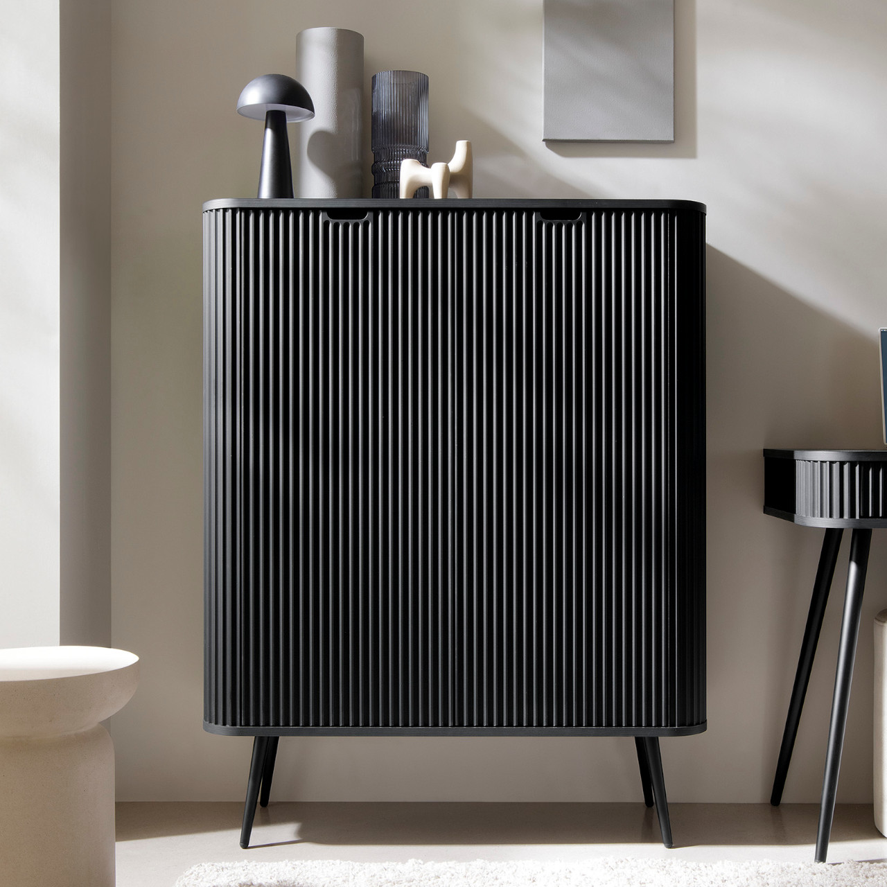 Komoda ZOVI 03 czarny - obrazek 5