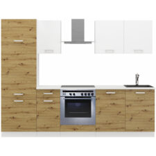 Kuchnia 260 TONIC biały / dąb artisan