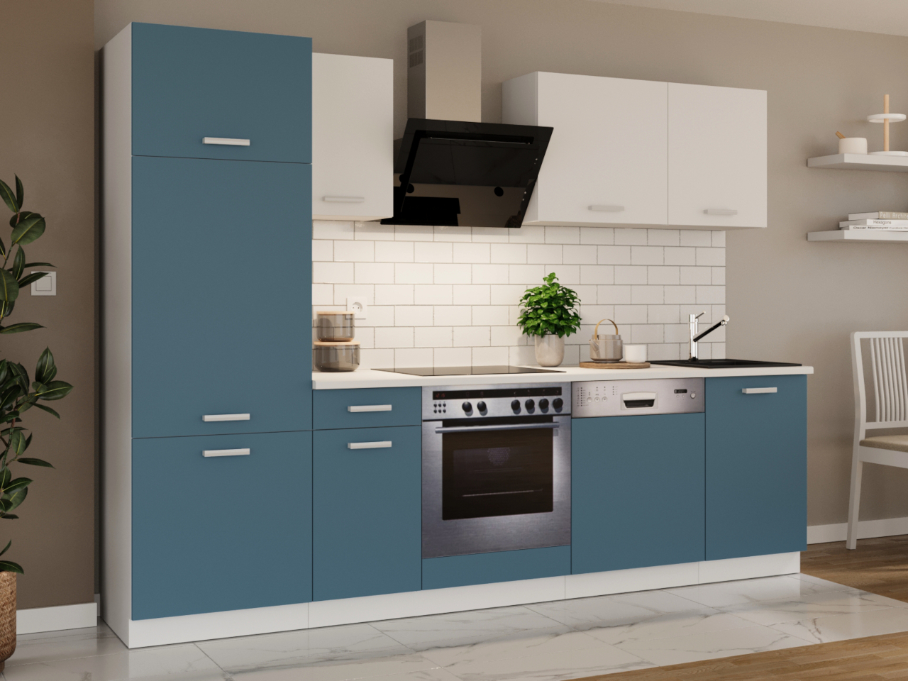 Kuchnia 270 TONIC biały / skagerrak - obrazek 4