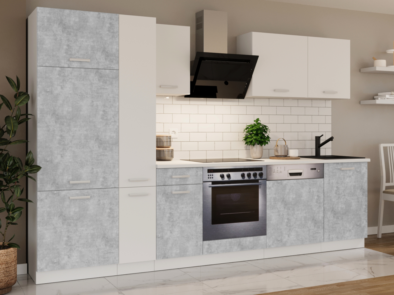 Kuchnia 300 TONIC biały / bellato - obrazek 4